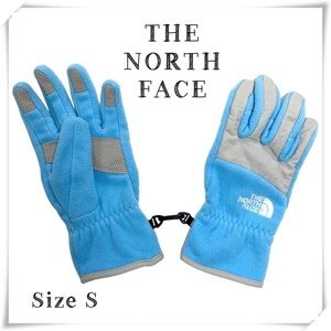 THE North Face Fleece Winter snow Gloves in Light blue Size S